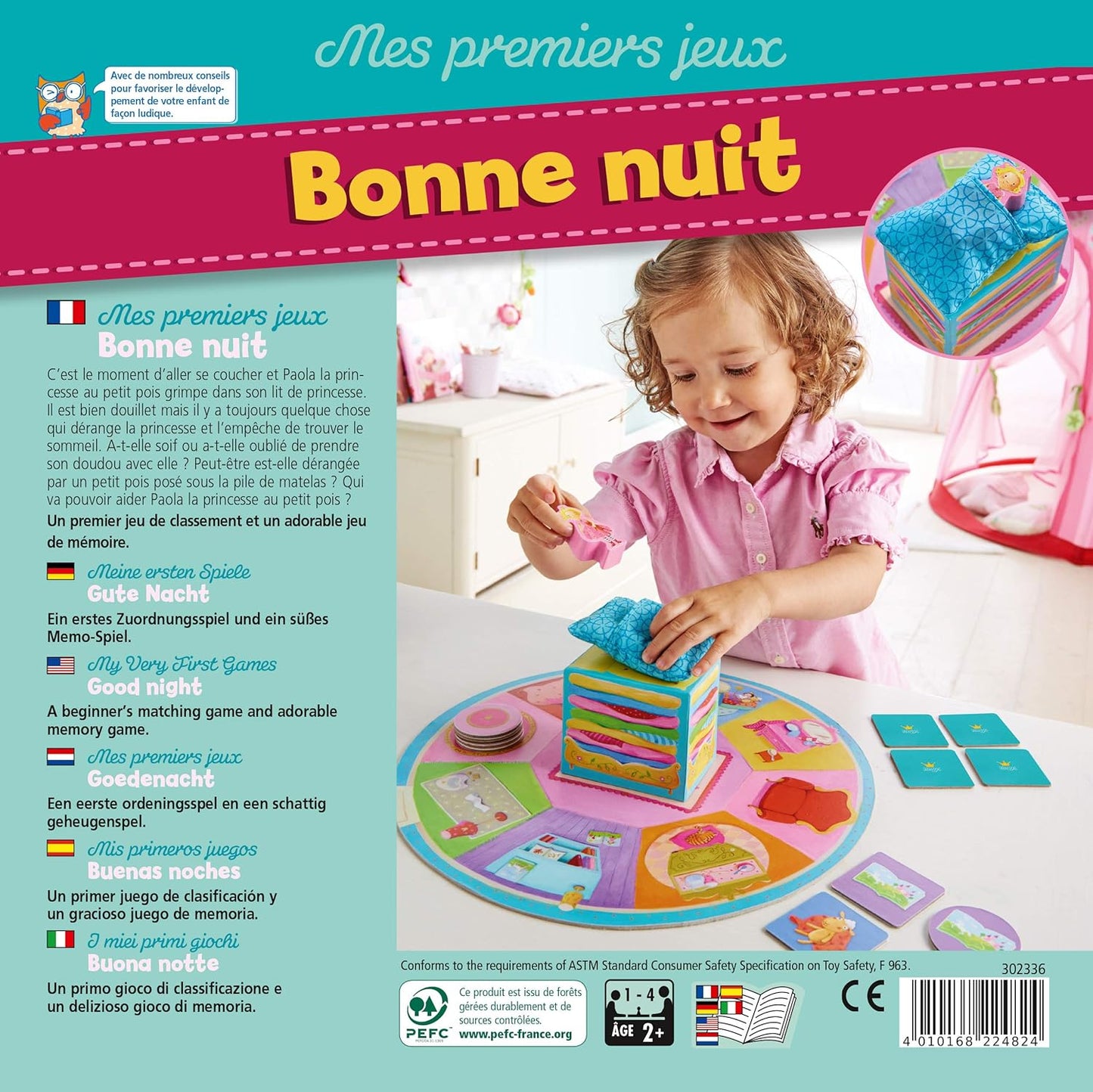 Haba  My Very First Games – Good Night Color Matching Game 晚安-顏色配對遊戲