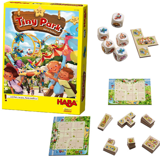 Haba 302743 Tiny Park Strategy & Thinking Game 迷你遊樂園 策略組合遊戲