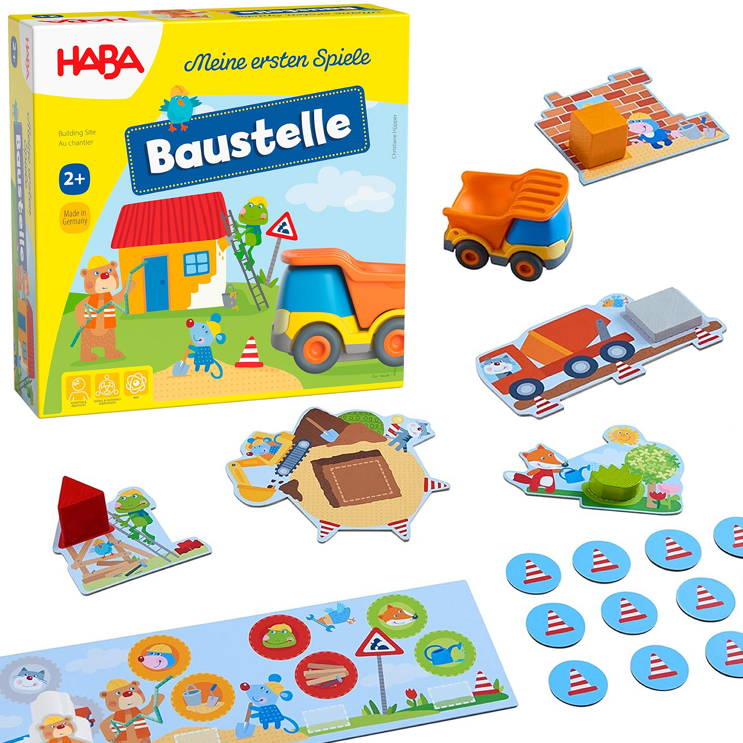 HABA My First Games Construction Site Cooperative Memory Game 建築工地合作記憶遊戲