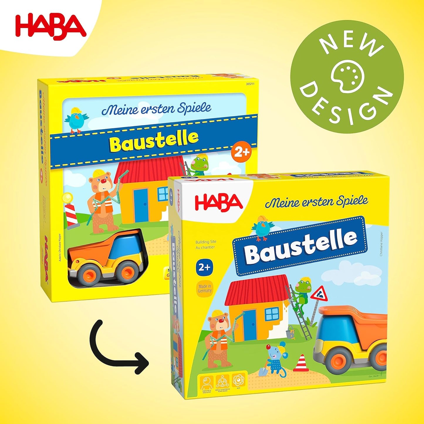 HABA My First Games Construction Site Cooperative Memory Game 建築工地合作記憶遊戲