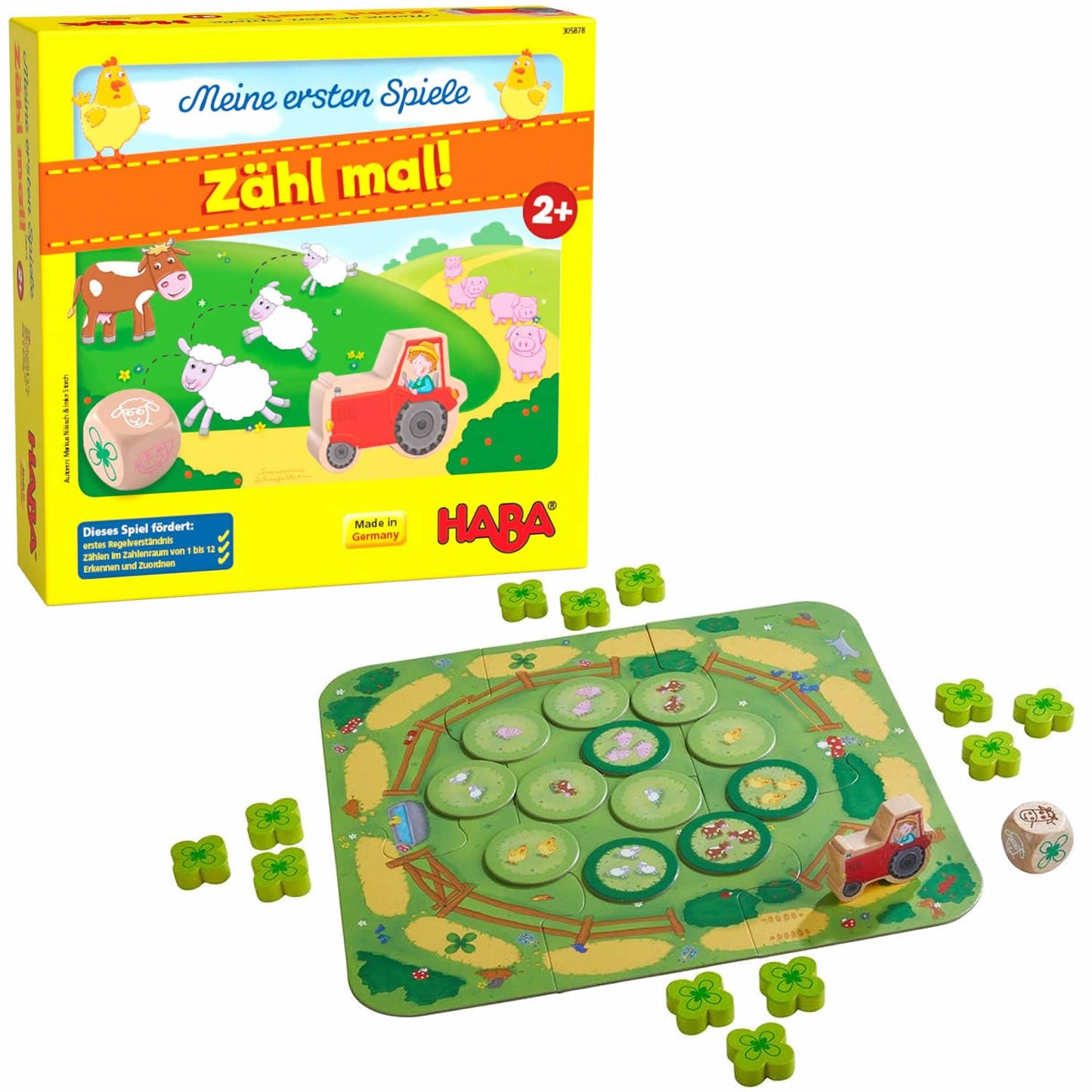HABA My Very First Games – Count' em up! An Animal Themed Numbers Game 數一數農場動物！