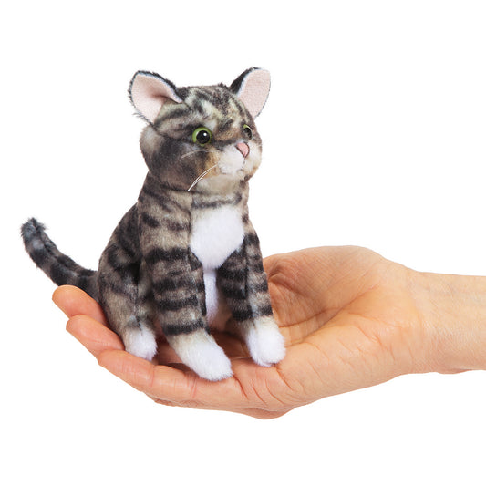 Mini Tabby Cat Finger Puppet 迷你虎斑貓手指玩偶
