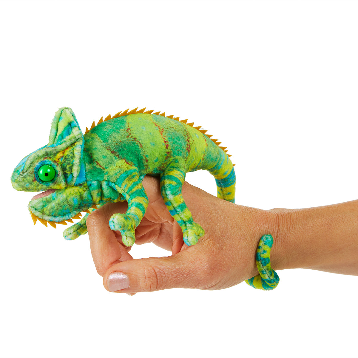 Mini Chameleon Finger Puppet 迷你變色龍手指玩偶