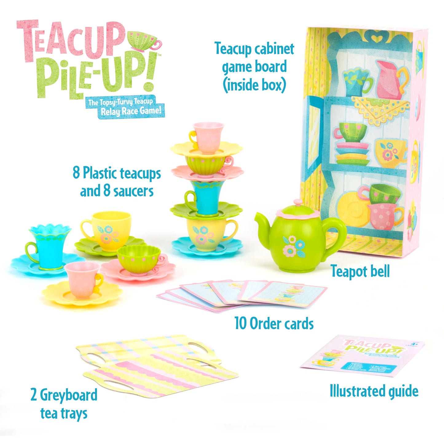 Educational Insights Teacup Pile-Up Game