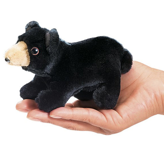 Mini Black Bear Finger Puppet 迷你黑熊手指玩偶