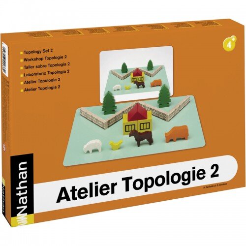 Nathan Topology Spatial Learning Game for 2 Players 空間位置認知及表達遊戲2人套裝