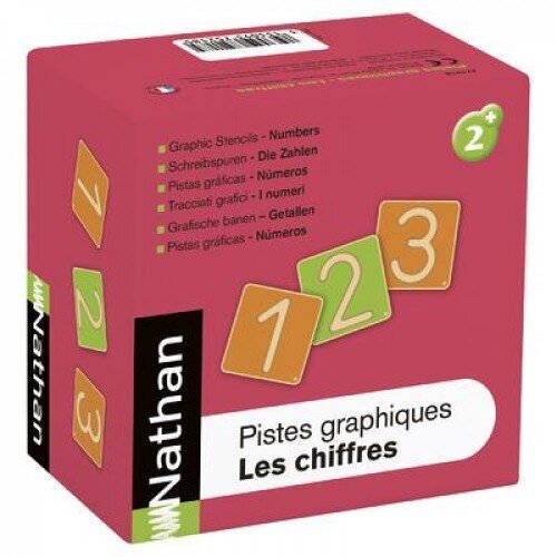 Nathan Touch & Move Pre-writing and Drawing Board - Numbers 0-9 Set of 10 pcs 學前寫字及繪畫訓練板 - 數字 0-9 共10塊套裝