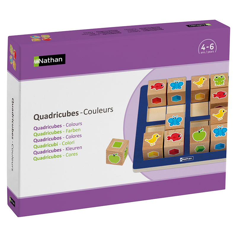 Nathan Quadricubes - Colours Logical Game 邏輯四方體 - 顏色邏輯遊戲