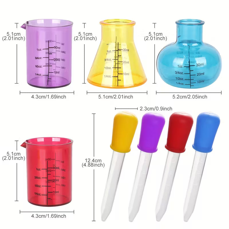 Mini Liquid Scale Mini Lab Sensory Experiment Set 幼兒量度水體驗套裝 – MY SCHOOL BUS