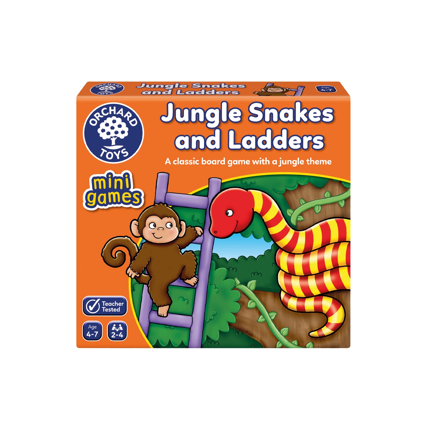 Orchard Toys Jungle Snakes and Ladders Mini Game