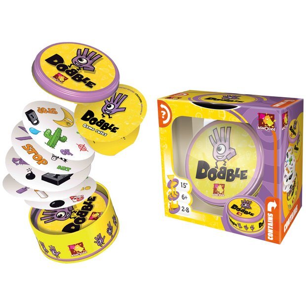 Asmodee DOBBLE speed and observation game Ages 6+ DOBBLE 嗒寳 觀察及反應力遊戲 6歲+