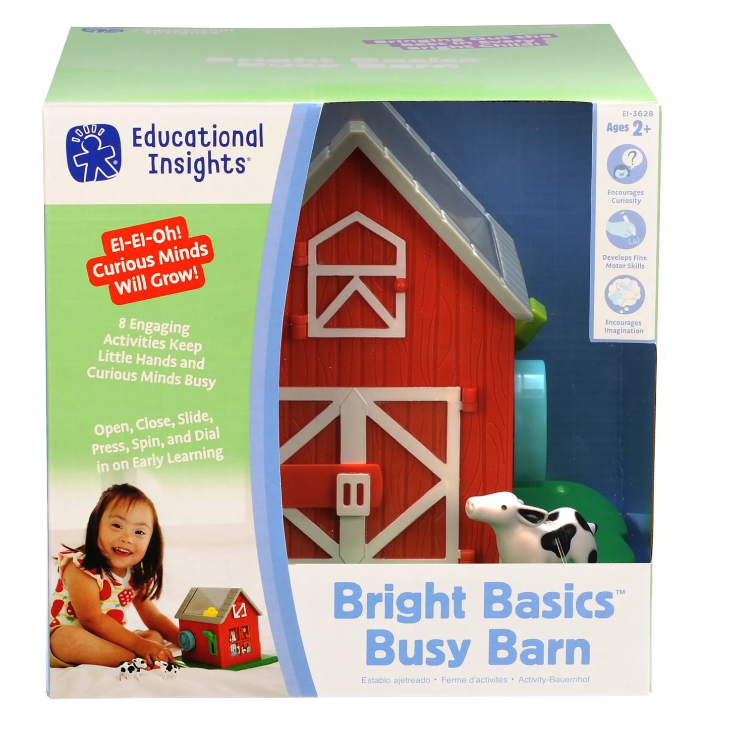 Educational Insights Bright Basics Busy Barn Busy Board Playset