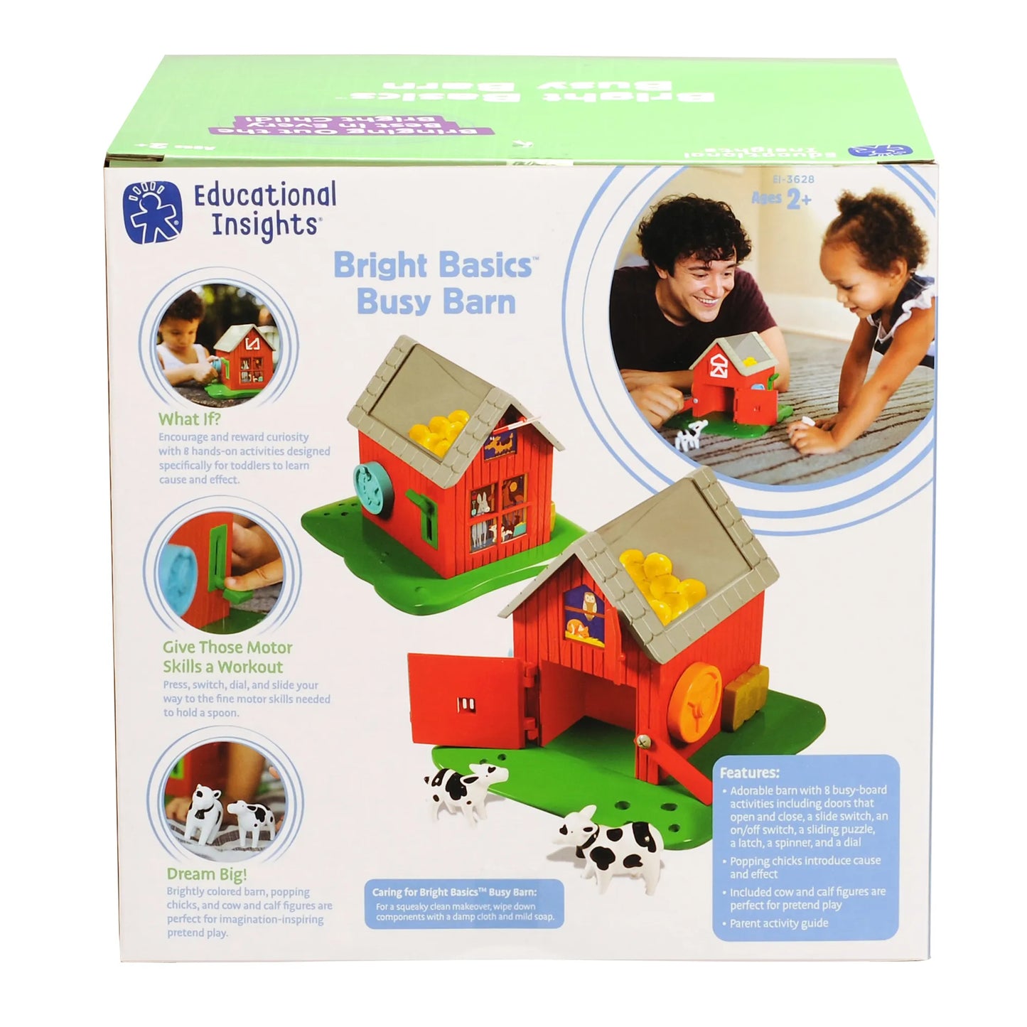 Educational Insights Bright Basics Busy Barn Busy Board Playset
