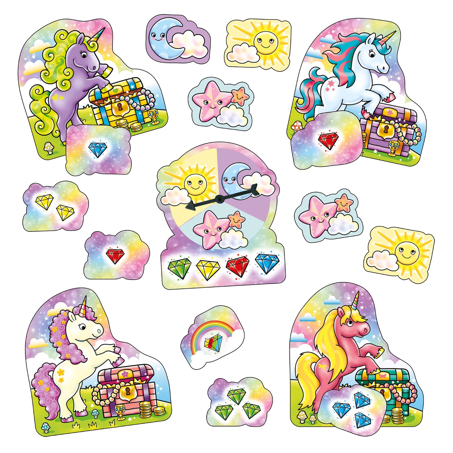 Orchard Toys Unicorn Jewels Mini Colour Guessing Game