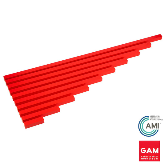 GAM Montessori The Red Rods 蒙特梭利教具- 長棒