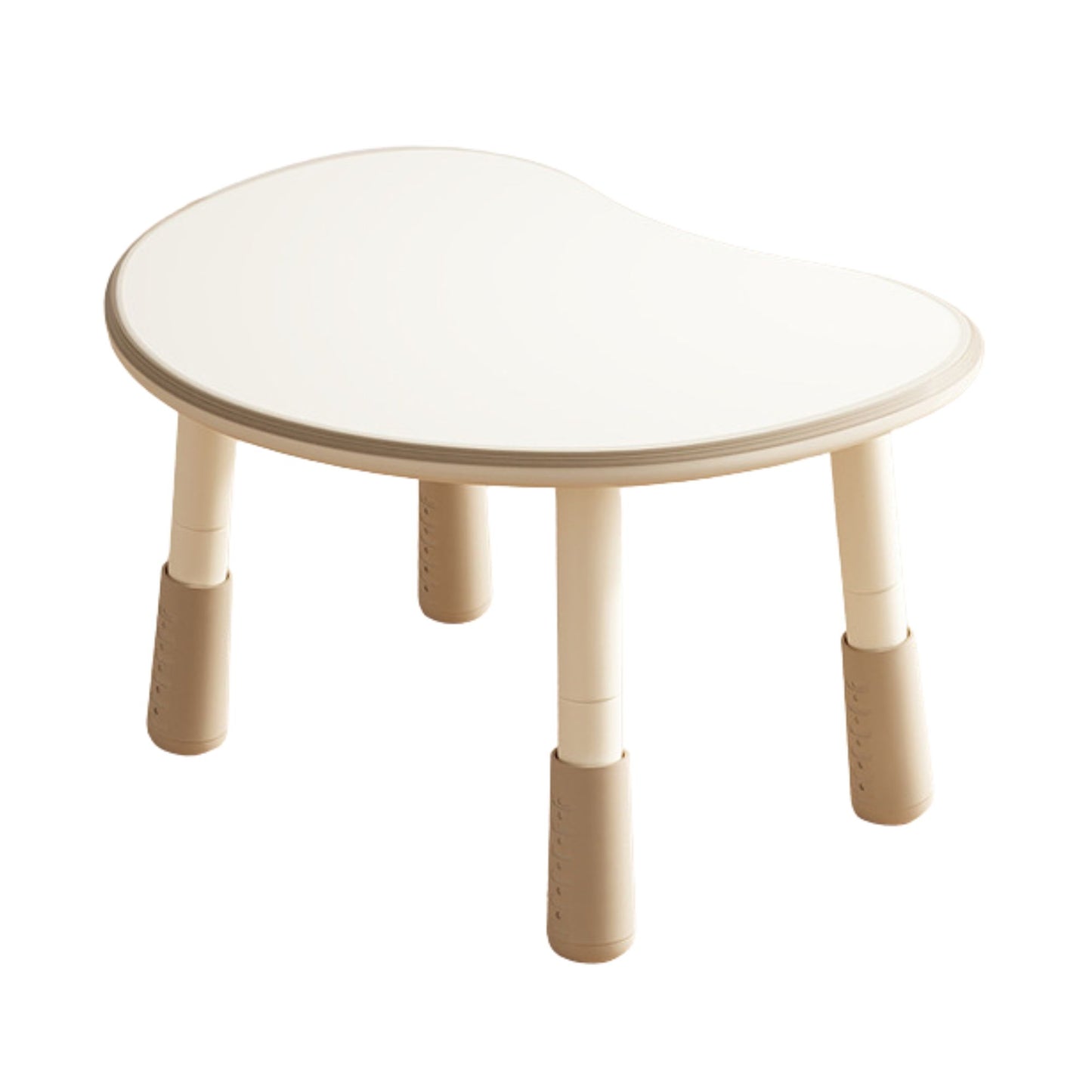 Kids Table Bean Shape Top, Adjustable Legs H24-54mm 豆形兒童升降桌