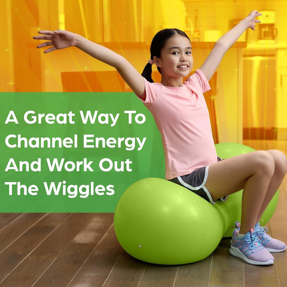 Sensory Peanut Ball Therapy and Exercise with Air-pump Color Random 感統花生球  配有充氣泵 顏色隨機