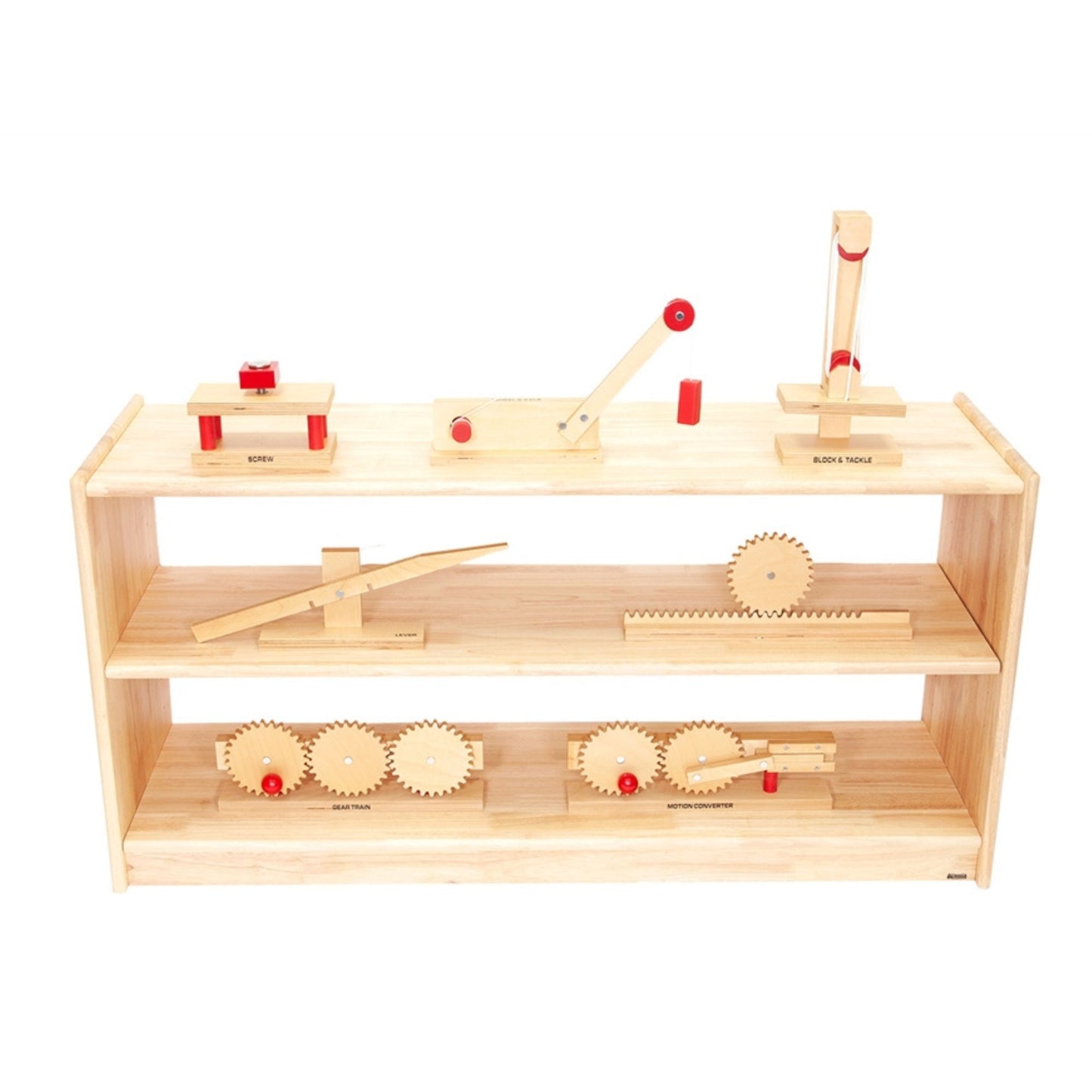 Montessori Open Back Shelf 2 Tier L105 × W30 × H35 cm RW 蒙特梭利橡木雙層置物櫃