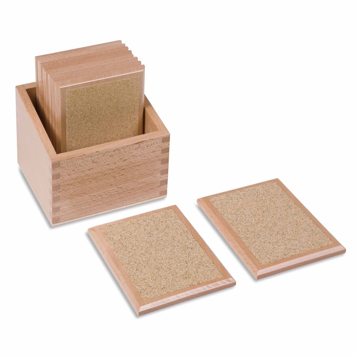 Nienhuis Montessori Rough Gradation Tablets 蒙特梭利教具- 觸覺板-粗糙 – MY SCHOOL BUS