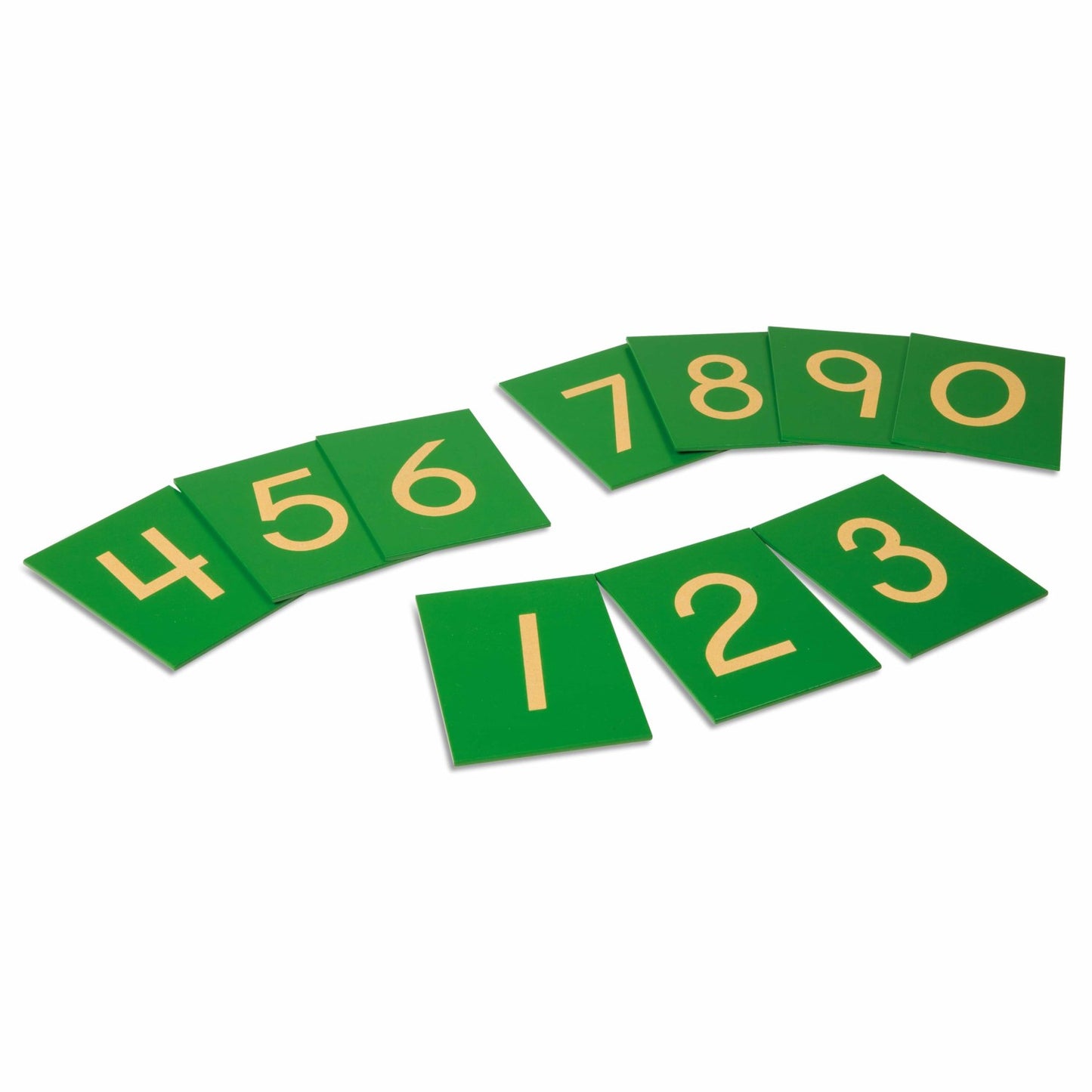 Nienhuis Montessori Sandpaper Numerals: US Version 蒙特梭利教具- 數字砂字板