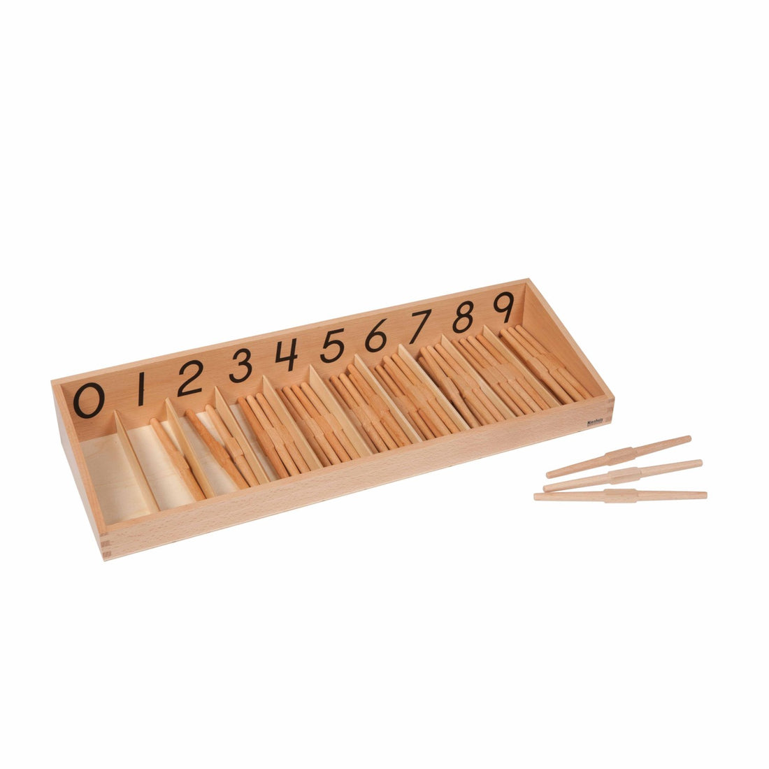 Nienhuis Montessori Spindle Box: US Version 蒙特梭利教具- 紡錘棒箱 – MY SCHOOL BUS