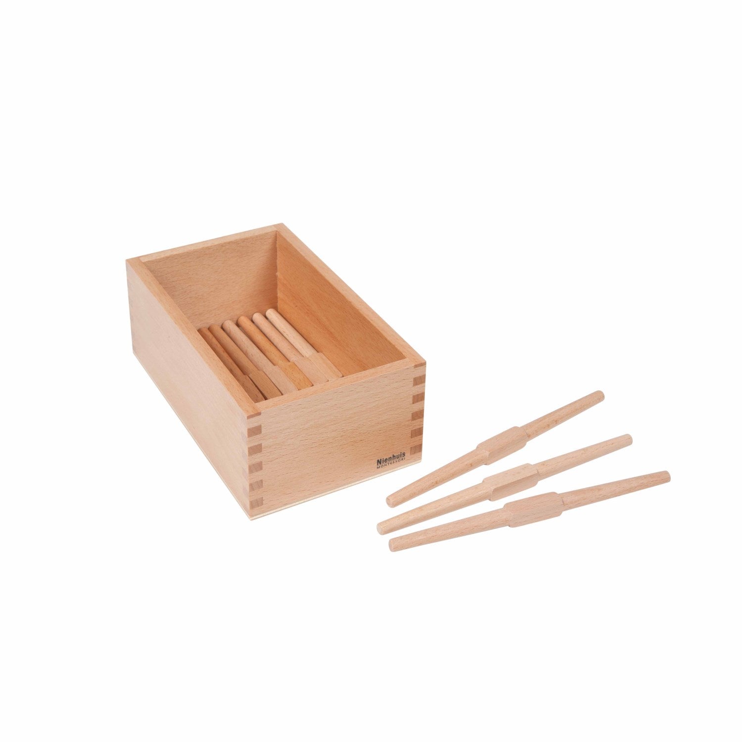 Without Spindle Nienhuis Montessori Loose Spindles Box (without Spindles) 蒙特梭利教具- 紡錘棒放 ...
