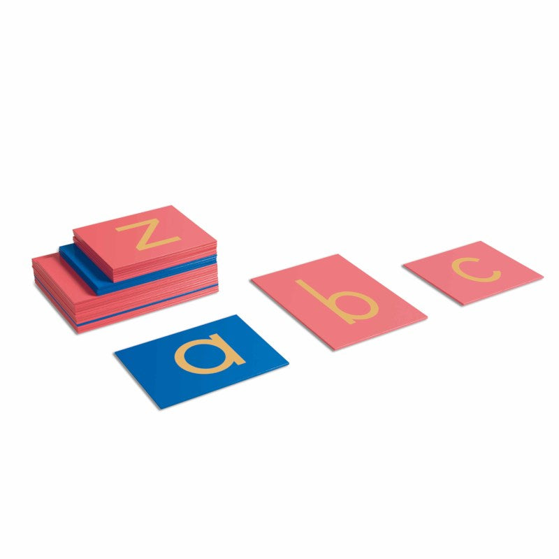 Niehuis Montessori Sandpaper Letters: International Print 蒙特梭利教具- 小寫字母砂字板：印刷體