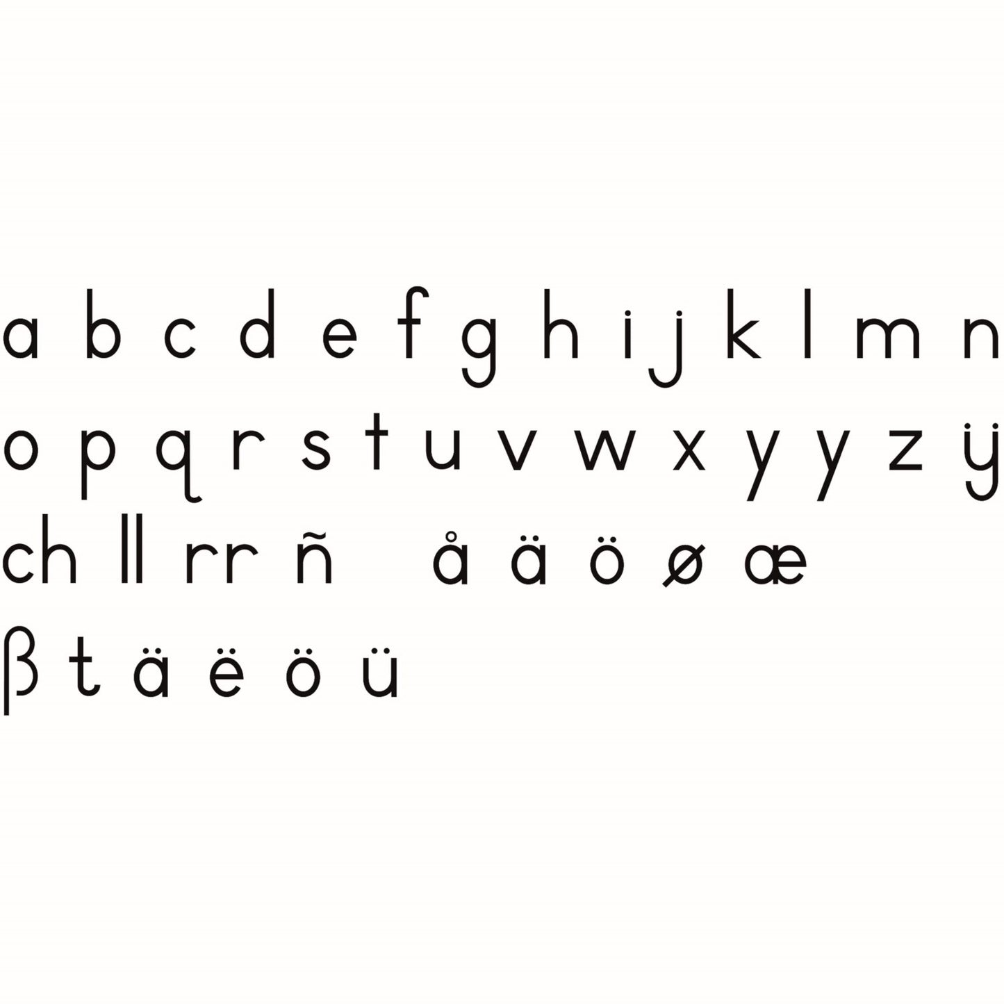 Nienhuis Montessori Movable Alphabet: International Print 蒙特梭利教具- 活動字母 國際印刷體