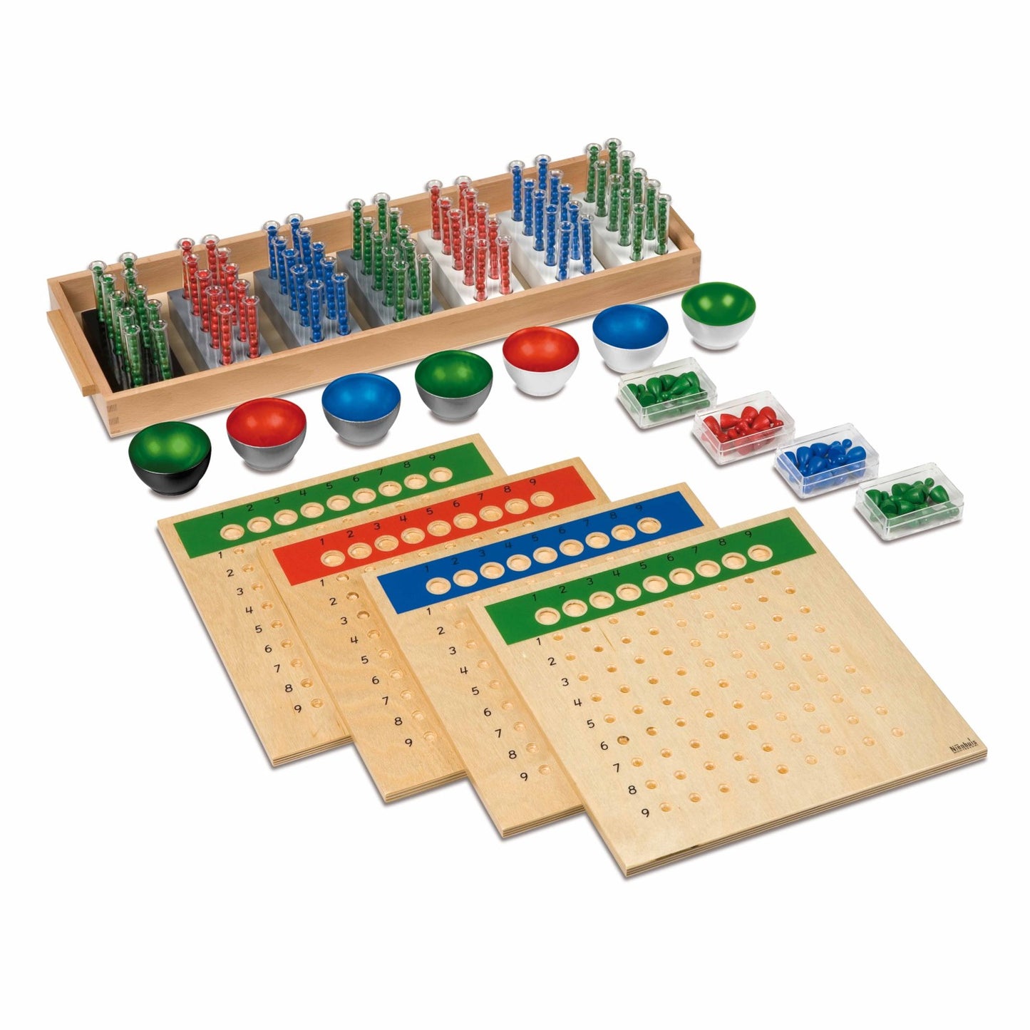 Kindermatic Montessori Long Division 蒙特梭利 大除法組試管除法