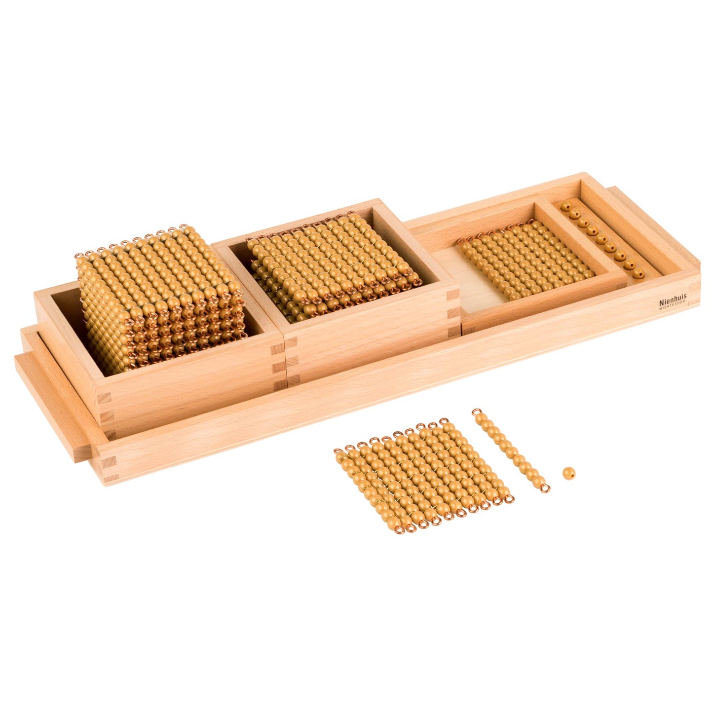 Nienhuis Montessori Introduction To The Decimal System: 蒙特梭利教具- 十進位系統組介紹