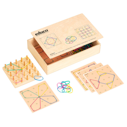 Educo Geo Board 彈力繩圖形拼板