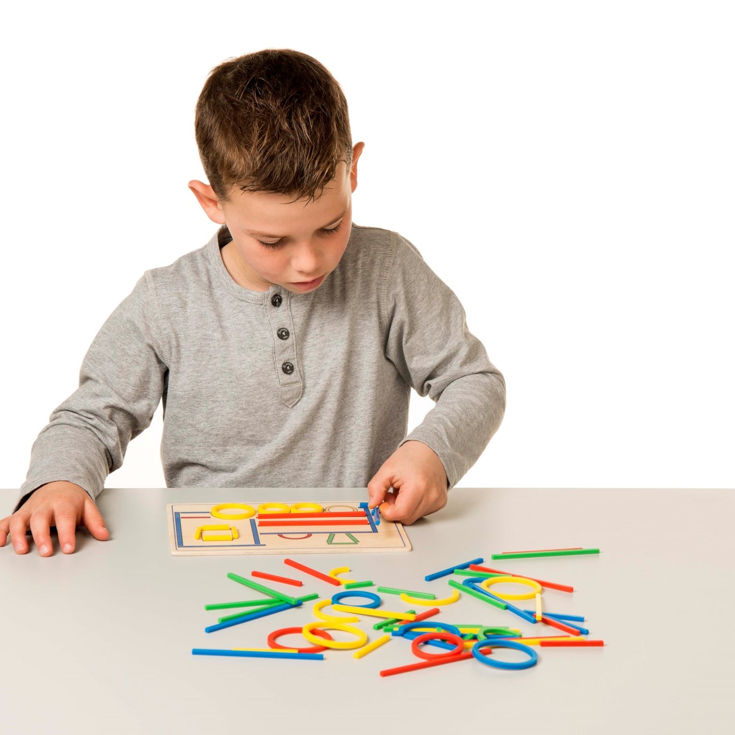 Toys for Life  Rings and Sticks Creative Game 棒環構圖遊戲