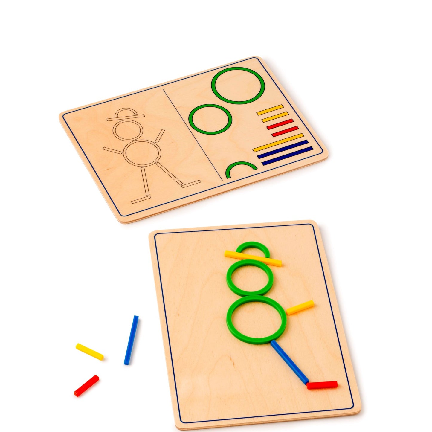 Toys for Life  Rings and Sticks Creative Game 棒環構圖遊戲