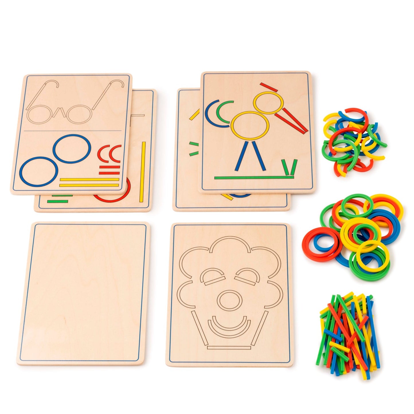 Toys for Life  Rings and Sticks Creative Game 棒環構圖遊戲