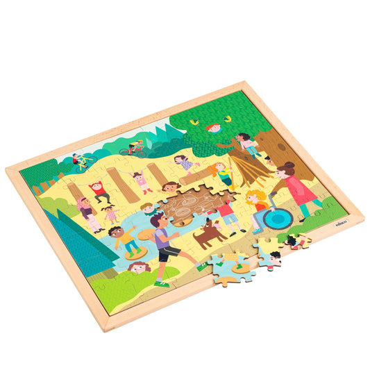 Educo Puzzle together – in the forest 102pcs 一起拼圖-森林