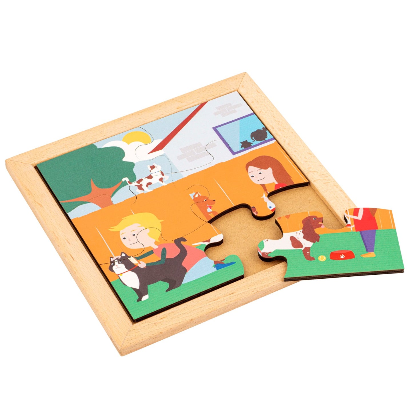 Educo Toddler puzzle - in the garden 幼兒拼圖 - 在花園裡