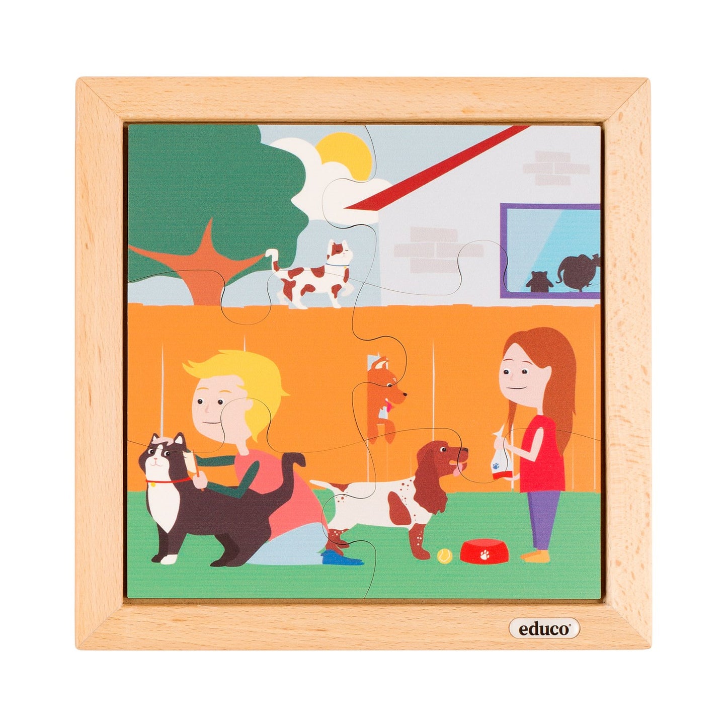 Educo Toddler puzzle - in the garden 幼兒拼圖 - 在花園裡