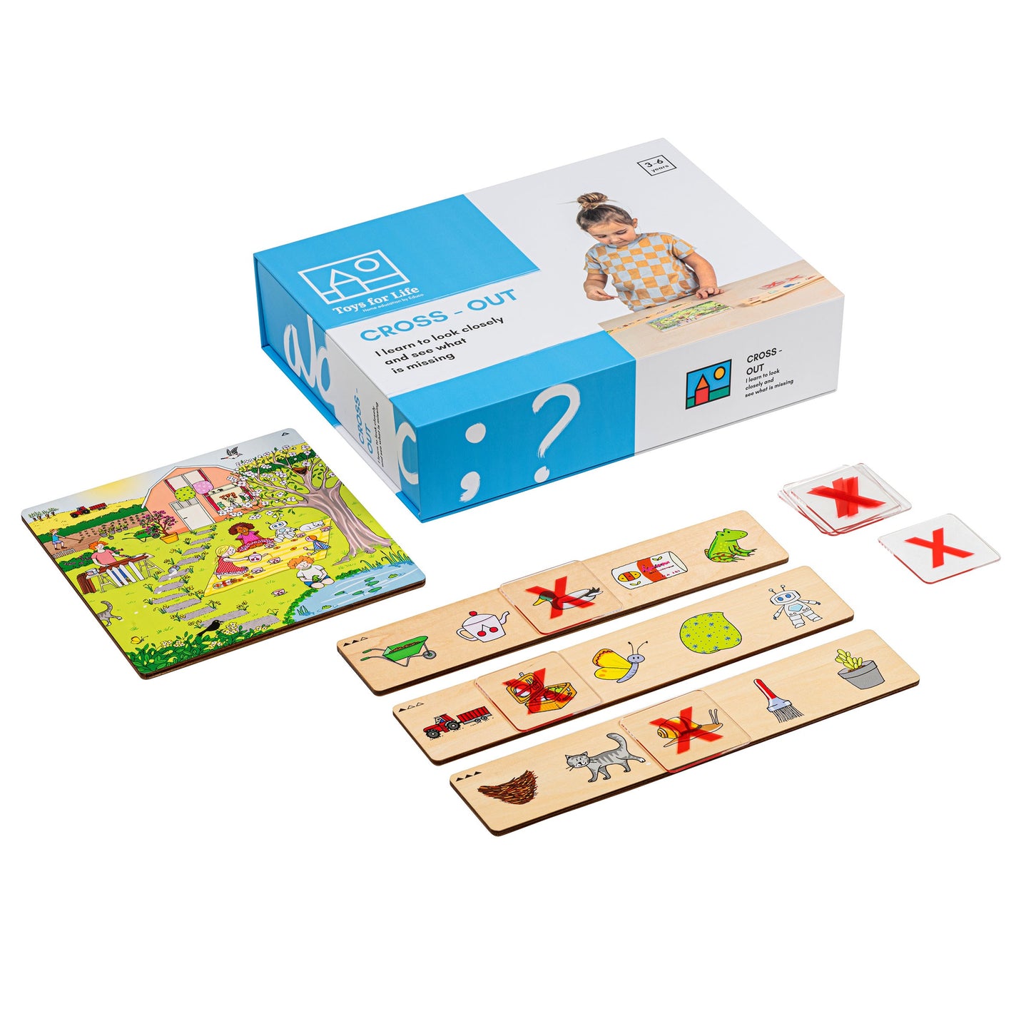 Toy for Life Cross Out Four Season Visual & Logical Game 觀察四季視覺辨別輯思維遊戲