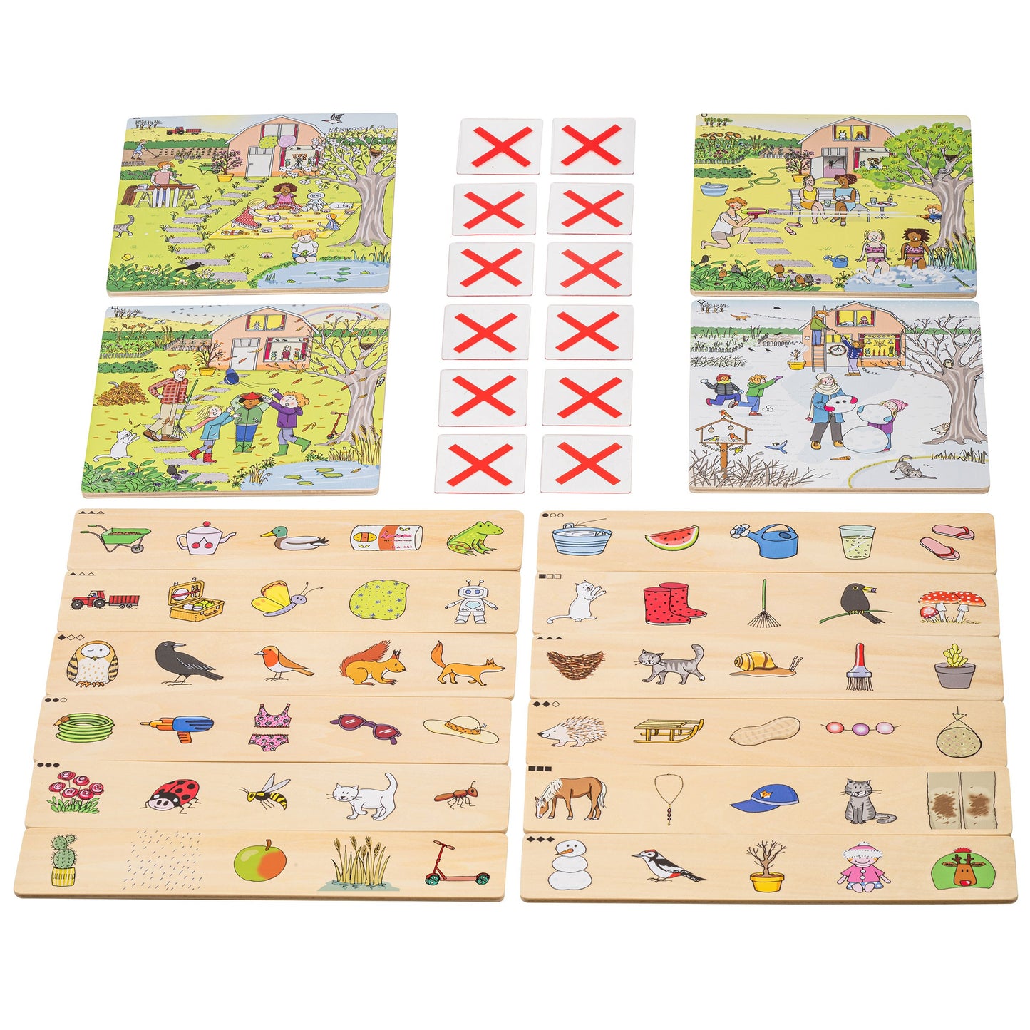 Toy for Life Cross Out Four Season Visual & Logical Game 觀察四季視覺辨別輯思維遊戲