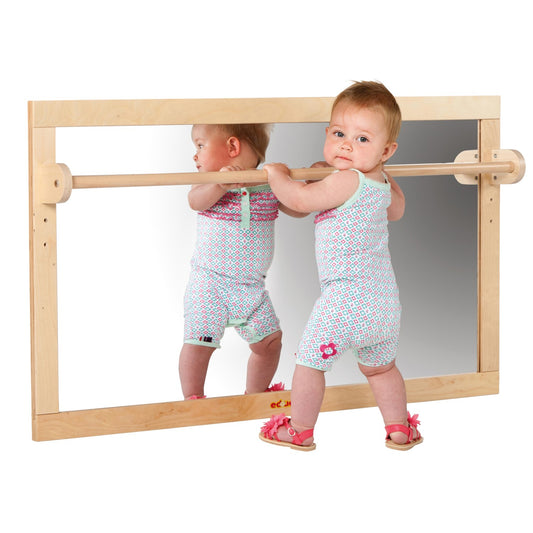 Educo Infant / Toddler Mirror With Wooden Bar 扶手鏡