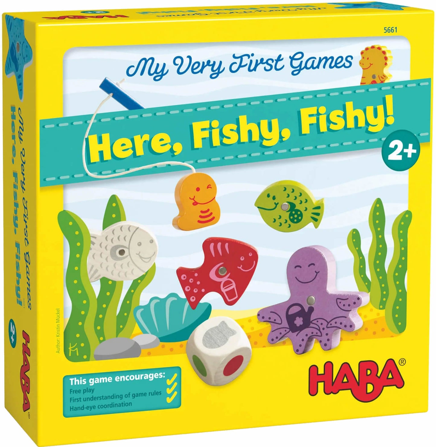 Haba My Very First Games - Here, Fishy, Fishy! Magnetic Game 經典磁力釣魚遊戲