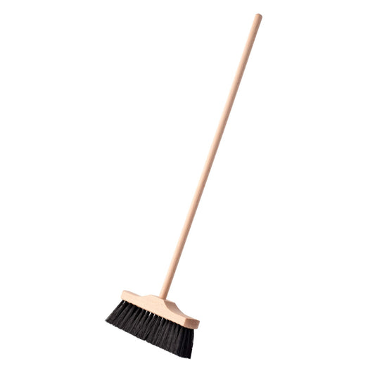 Nienhuis Montessori Indoor Broom: Soft Black 49 cm Ages 2+蒙特梭利教具- 室內軟毛掃帚 49cm——黑