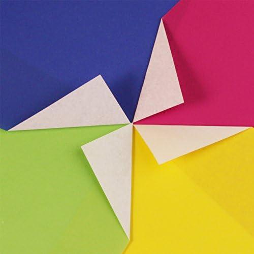 Origami Paper 50 Vivid Colours Single Sided Set of 150張 摺紙 50種鮮豔顏色單面 (50x10*10cm+50x15*15cm+50x20*20cm)