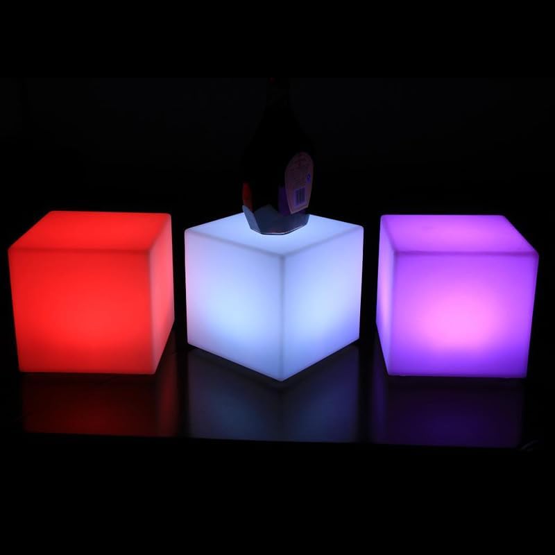 Kindermatic Colour Changing Sensory Activity Cube Waterproof 防水轉動轉色發光遊戲立方