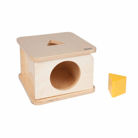 Nienhuis Montessori Imbucare Box With Triangular Prism 蒙特梭利教具 三角柱投置箱