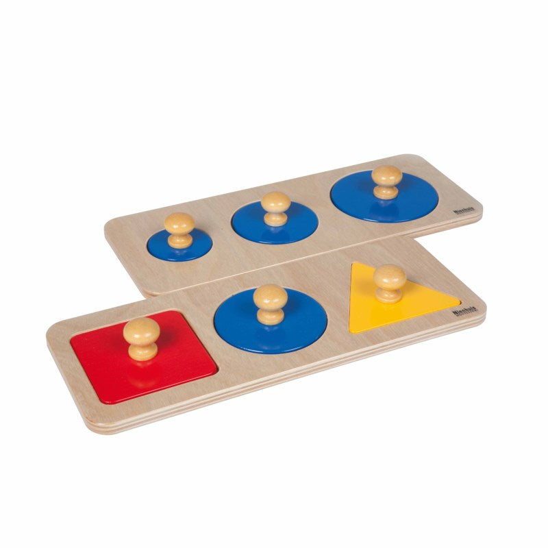 Niehuis Montessori Multiple Shape Puzzle Set 蒙特梭利教具- 幾何形狀嵌圖板-多種形狀