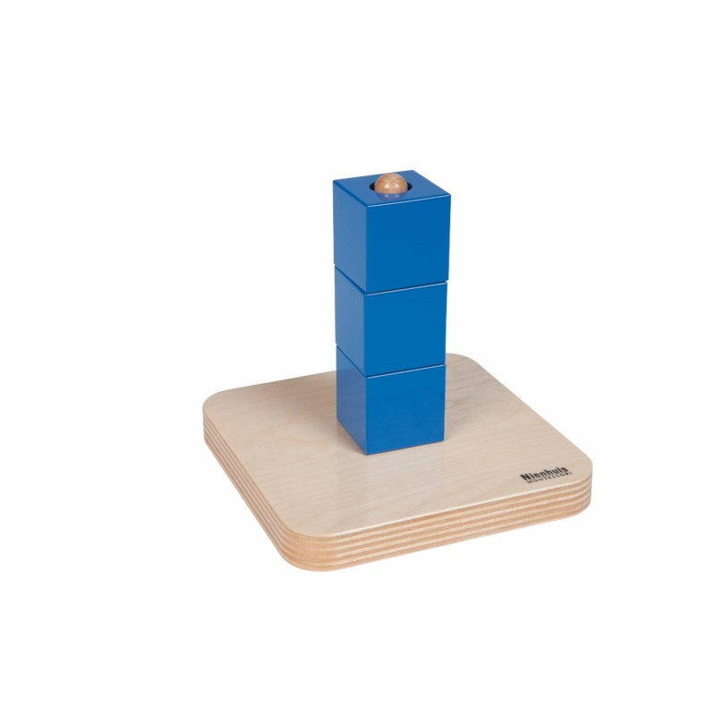 Nienhuis Montessori Cubes On Vertical Dowel 蒙特梭利教具- 直立式立方體套環