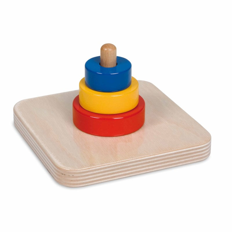 Nienhuis Montessori Three Discs On A Vertical Dowel