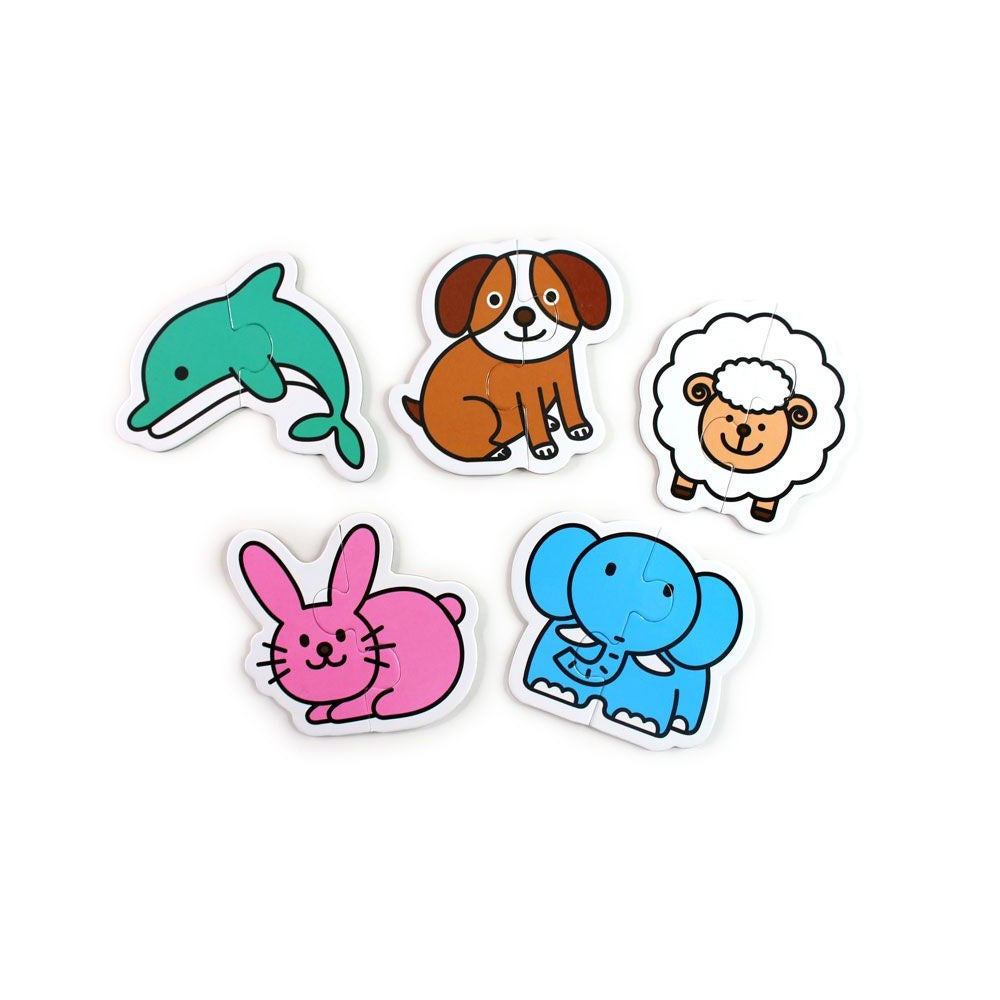 動物-FOOD超人幼兒2片拼圖卡