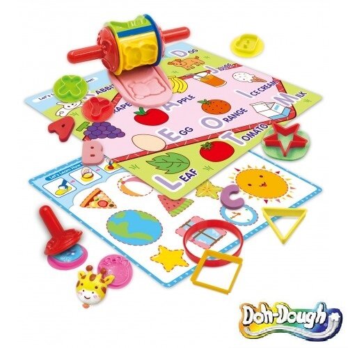 Doh-Dough My First Dough Kit Learning ABC-Shape-Colors 我的第一套泥膠學習套裝 ABC-形狀-顏色
